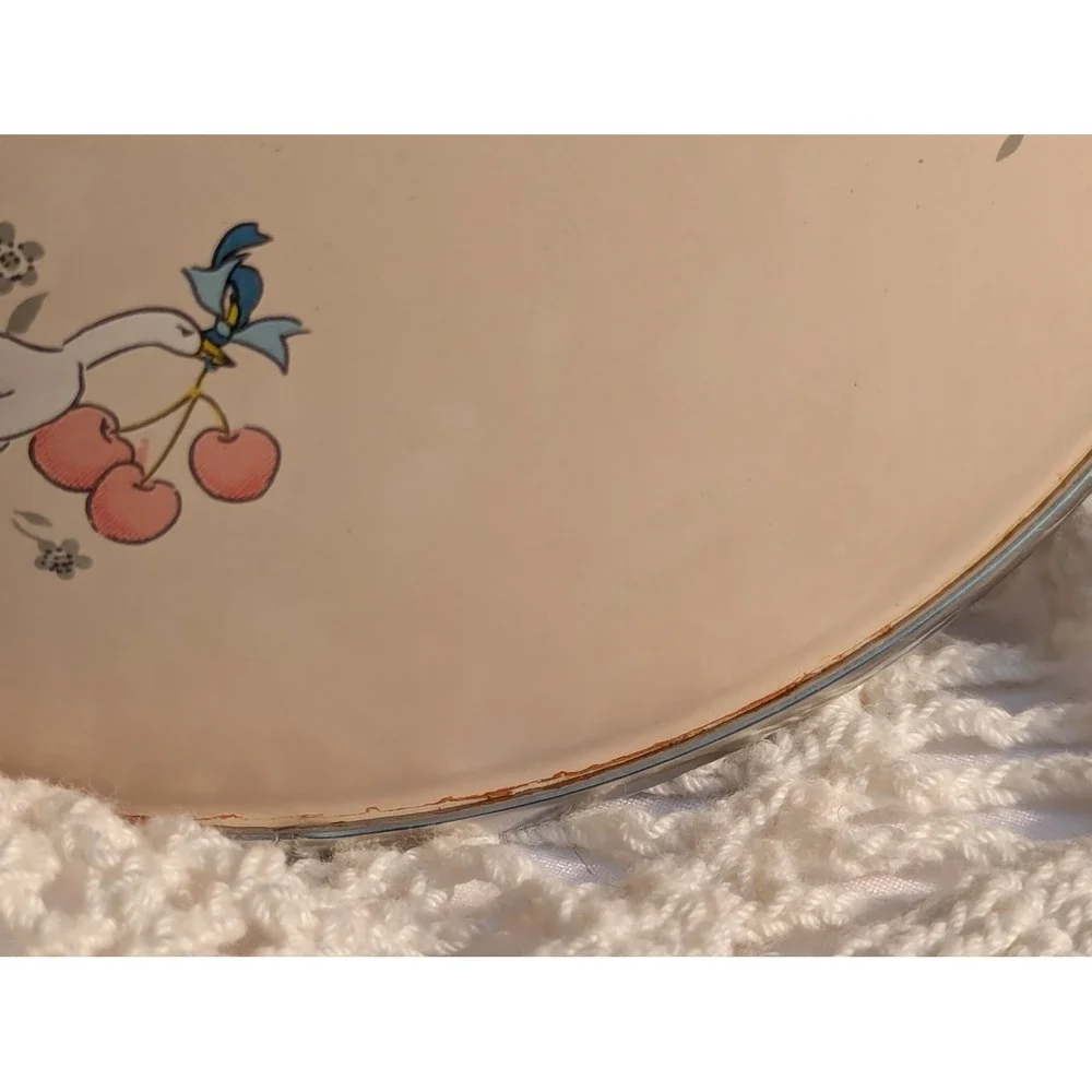 Vintage Marmalade Goose Enamel Tea Kettle Cream Cottagecore Stovetop
